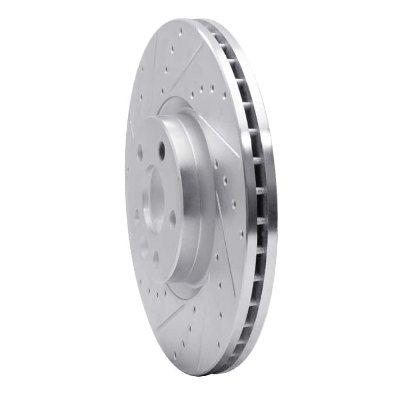 R1 Concepts — R1 16-17 Volvo XC60 Front Left Drilled & Slotted Silver Brake Rotor
R1 Brake Rotor Drill - view 2