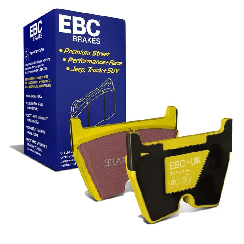 EBC — EBC 06-09 Audi RS4 4.2 (Cast Iron Rotors) Yellowstuff Front Brake Pads
Disc Brake Pad - view 3
