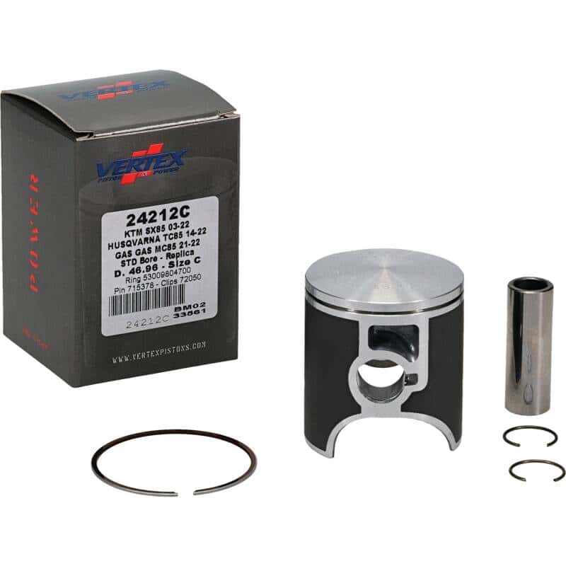 Vertex Pistons — Vertex Pistons 03-24 85 SX/13-24 85 SX BW/13-14 85 SXS Cast Replica Piston Kit - view 2