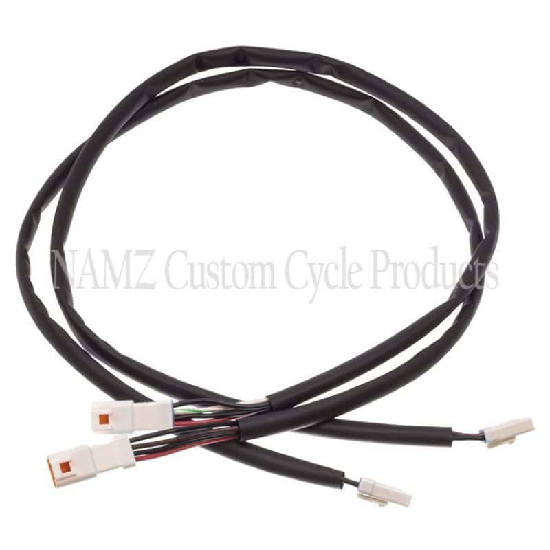 NAMZ — NAMZ 14-23 Indian Models (Except Scout) Plug-N-Play Heated Grip Xtension Harness 24in. - view 1