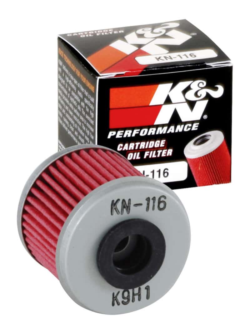 K&N Engineering — K&N Honda/Husqvarna 1.625in OD x .438in ID x 1.406in H Oil Filter - view 5