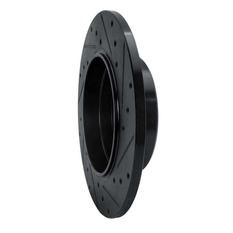 R1 Concepts — R1 91-99 Mercedes-Benz 300SE Rear Left Drilled & Slotted Black Brake Rotor
R1 Brake Rotor Drill - view 4