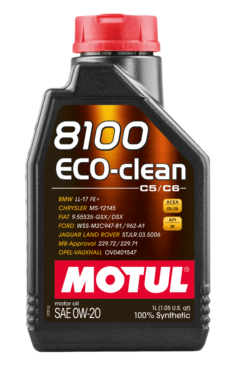 Motul — Motul 1L Synthetic Engine Oil 8100 Eco-Clean 0W20
Engine Oil - view 2