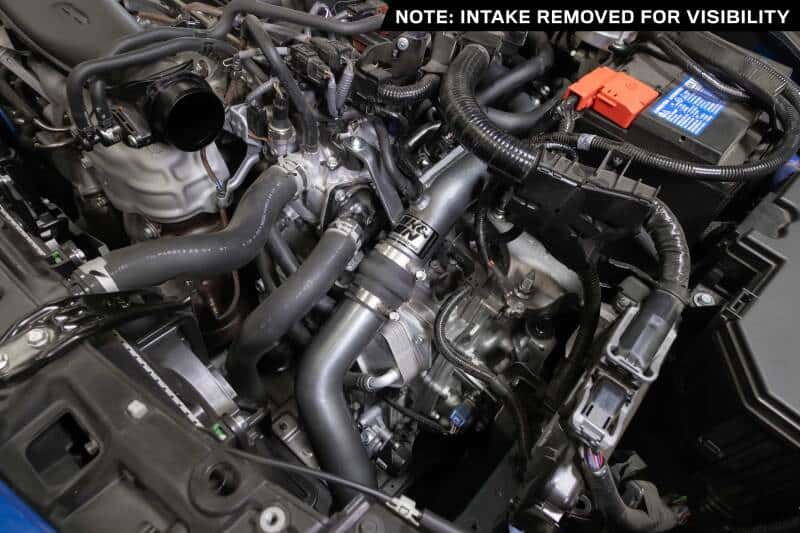 K&N Engineering — K&N 22-24 Honda Civic 1.5L L4 Aluminum Charge Pipe Kit - Gunmetal Gray - view 5