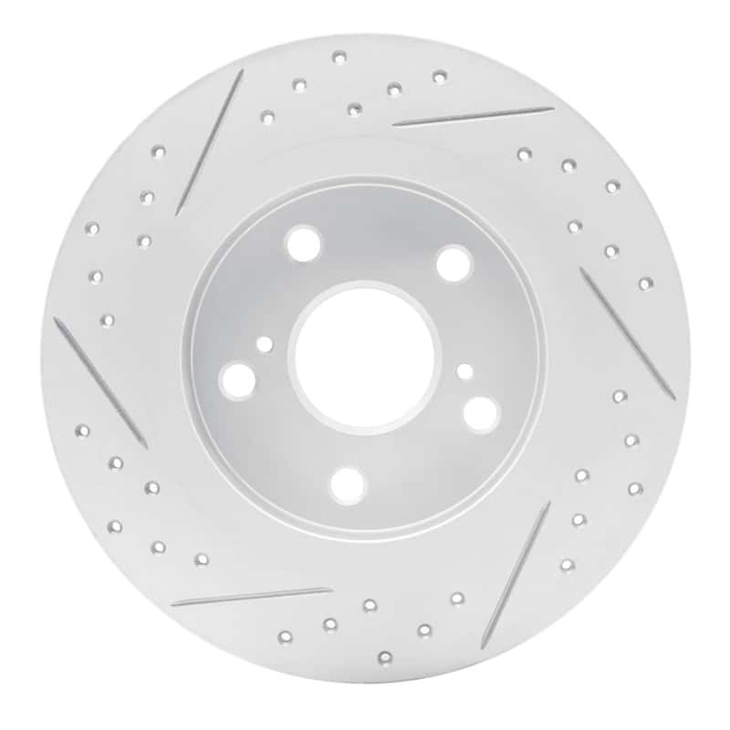 R1 Concepts — R1 11-16 Scion Tc Rear Right Drilled & Slotted Geo-Carbon Rotor - view 5