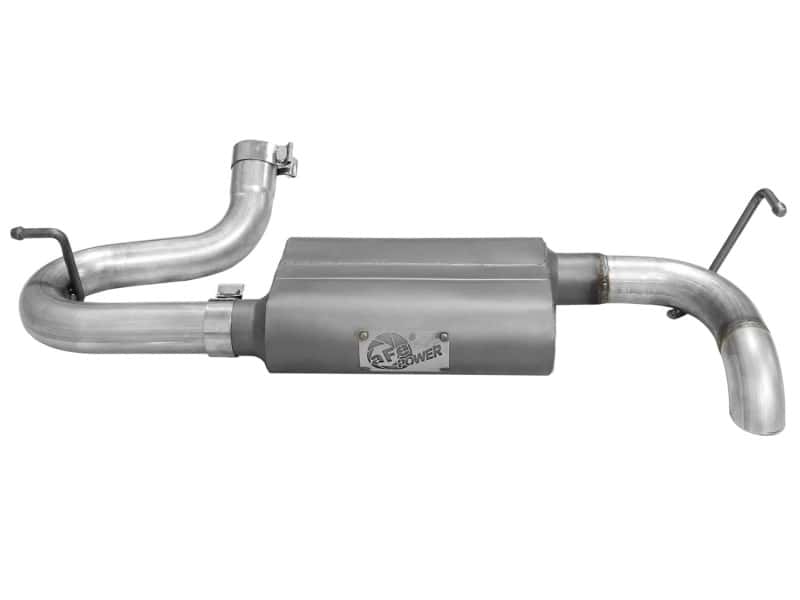 aFe — aFe Scorpion Exhaust System Axle Back Aluminized Hi-Tuck 07-17 Jeep Wrangler JK V6 3.6/3.8L
Axle-Back Exhaust - view 2