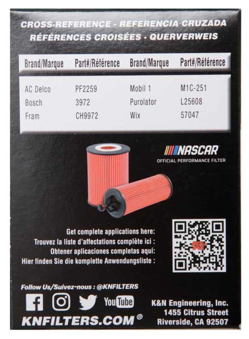 K&N Engineering — K&N Toyota / Lexus / Scion 2.75in OD x 2.64in H Oil Filter - view 9