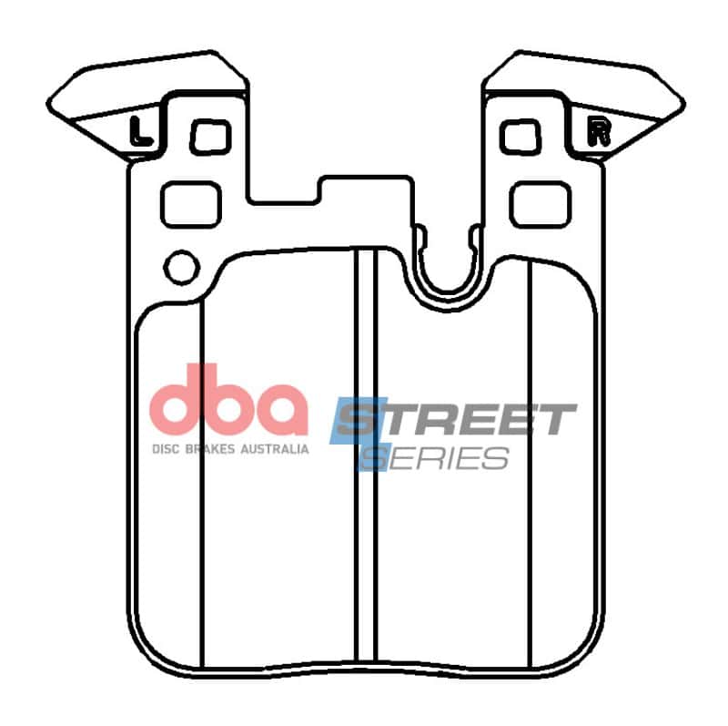 DBA — DBA 12-19 BMW 125i Street Series Rear Brake Pads
Brake Pad - view 1