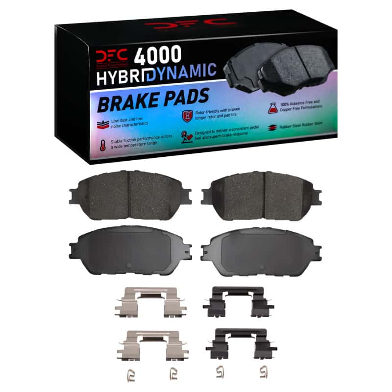 DFC — DFC 02-06 Lexus ES330 Front 4000 HybriDynamic Brake Pads and Hardware Kit
DFC Brake Pad Set - view 1