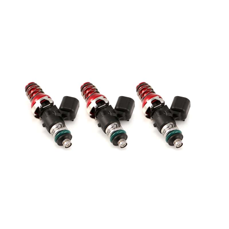 Injector Dynamics — Injector Dynamics 1340cc Injectors - 48mm Length - 11mm Gold Top - 14mm Lower O-Ring (Set of 3) - view 1