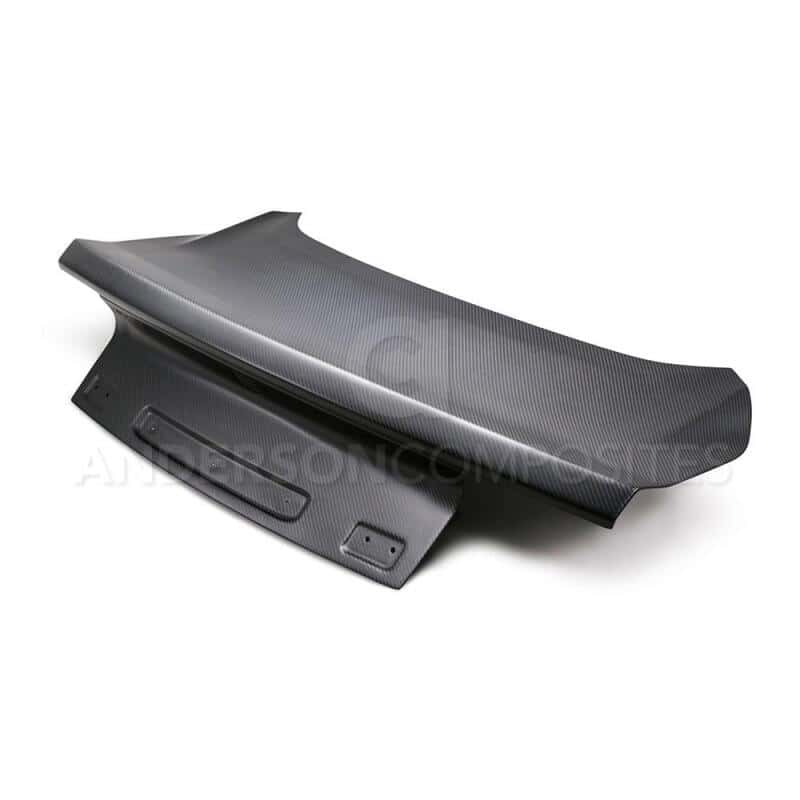 Anderson Composites — Anderson Composites 15-17 Ford Mustang Type-OE Dry Carbon Decklid - view 2