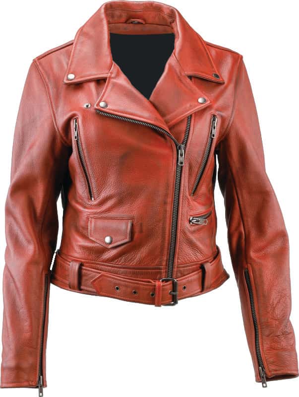 Kuryakyn — Kuryakyn Leather By River Road Arabian Spice Leather Jacket Red Womens - Small - view 1