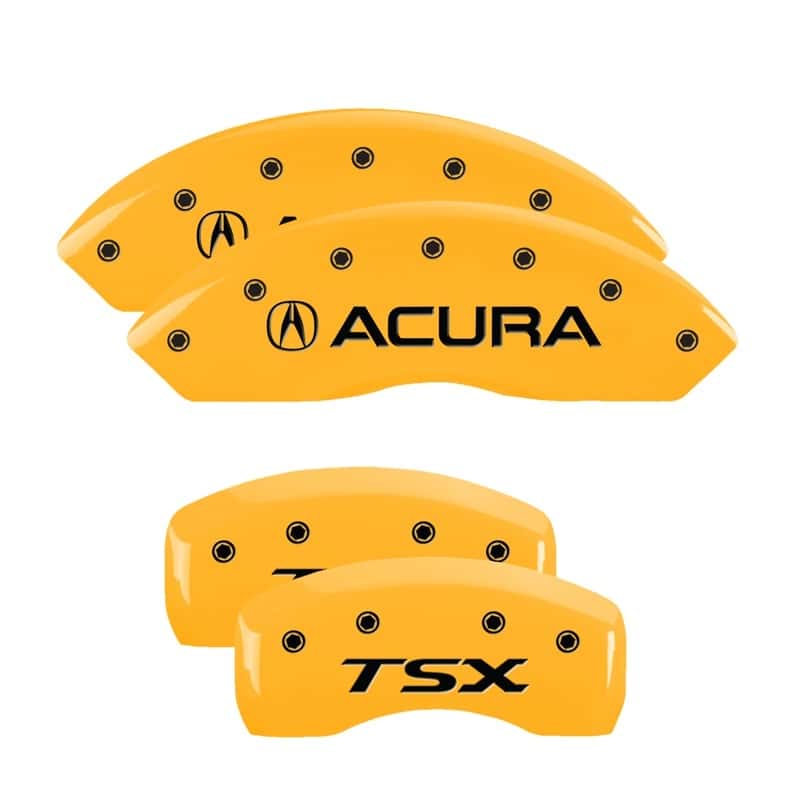 MGP — MGP 4 Caliper Covers Engraved Front Acura Engraved Rear TSX Yellow finish black ch
Caliper Covers - view 1