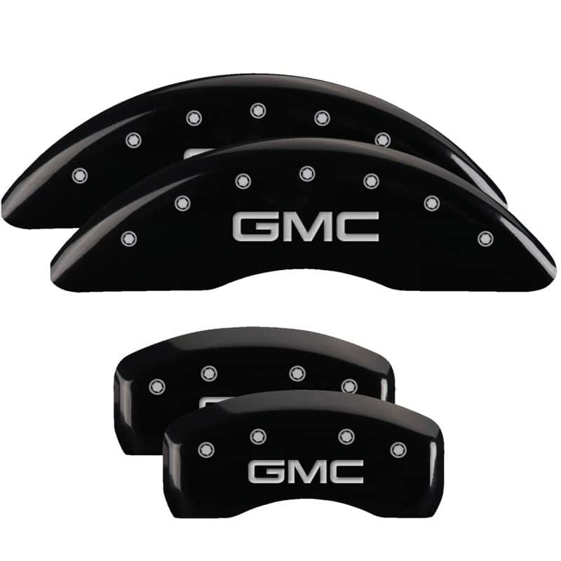 MGP — MGP 4 Caliper Covers Engraved Front & Rear GMC Black finish silver ch
Caliper Covers - view 1