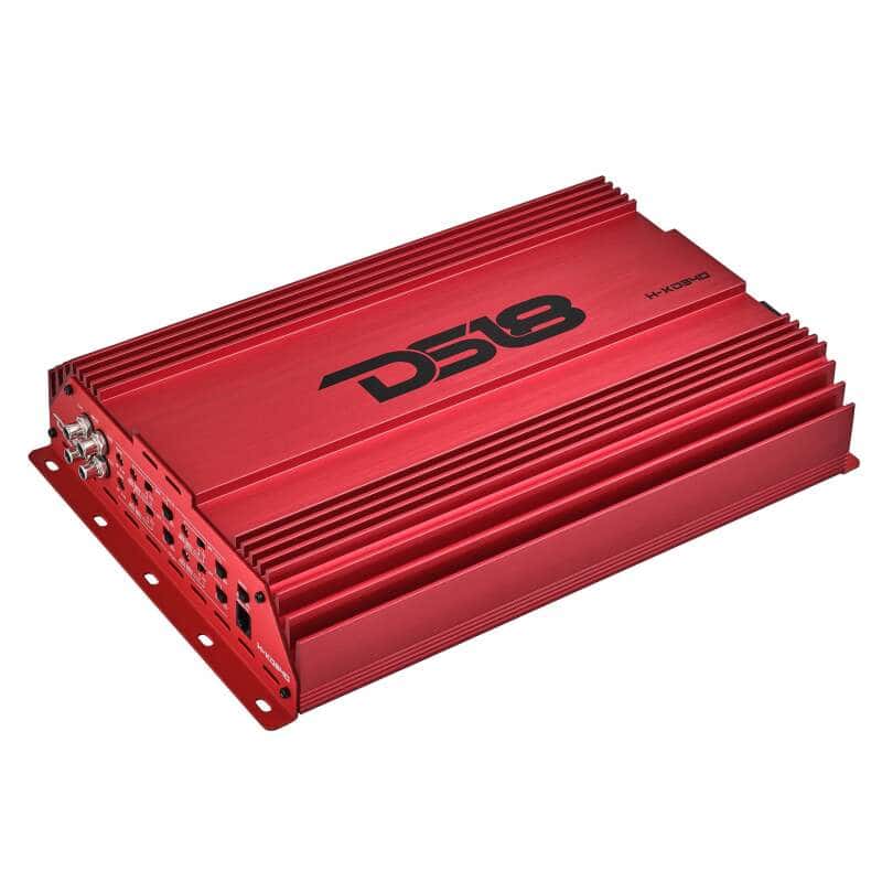 DS18 — DS18 4-Channel Amp 2x 1000/4ohm Bridge 4 x 550/2ohm 4 x 300/4ohm Watts RMS Red - view 6