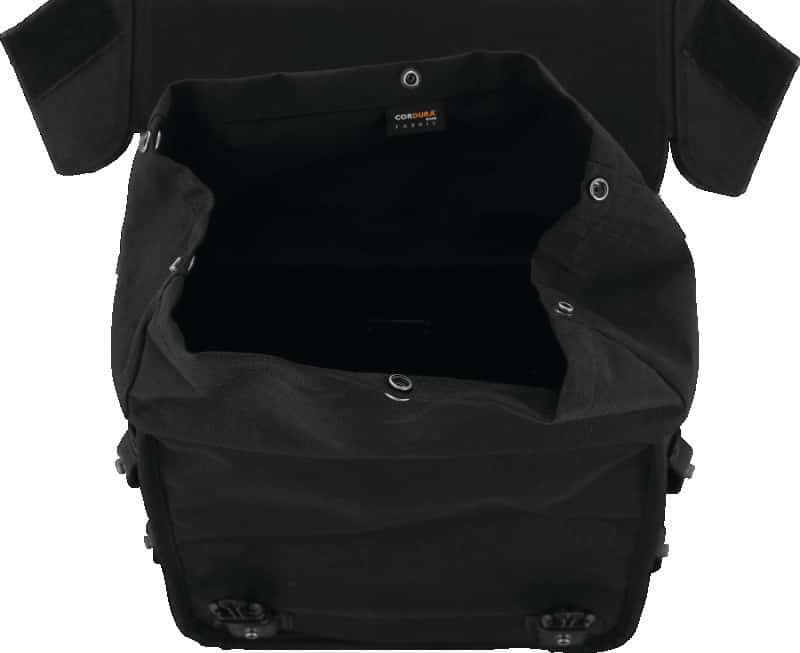 Burly Brand — Burly Brand Throw-over Saddlebag - Black - view 2