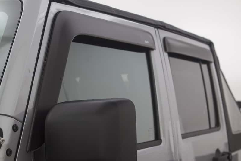 AVS — AVS 07-18 Jeep Wrangler Unlimited Ventvisor & Aeroskin Deflector Combo Kit - Matte Black
MATTE FINISH COMBO K
HoodProt/SideWndwVnt - view 3