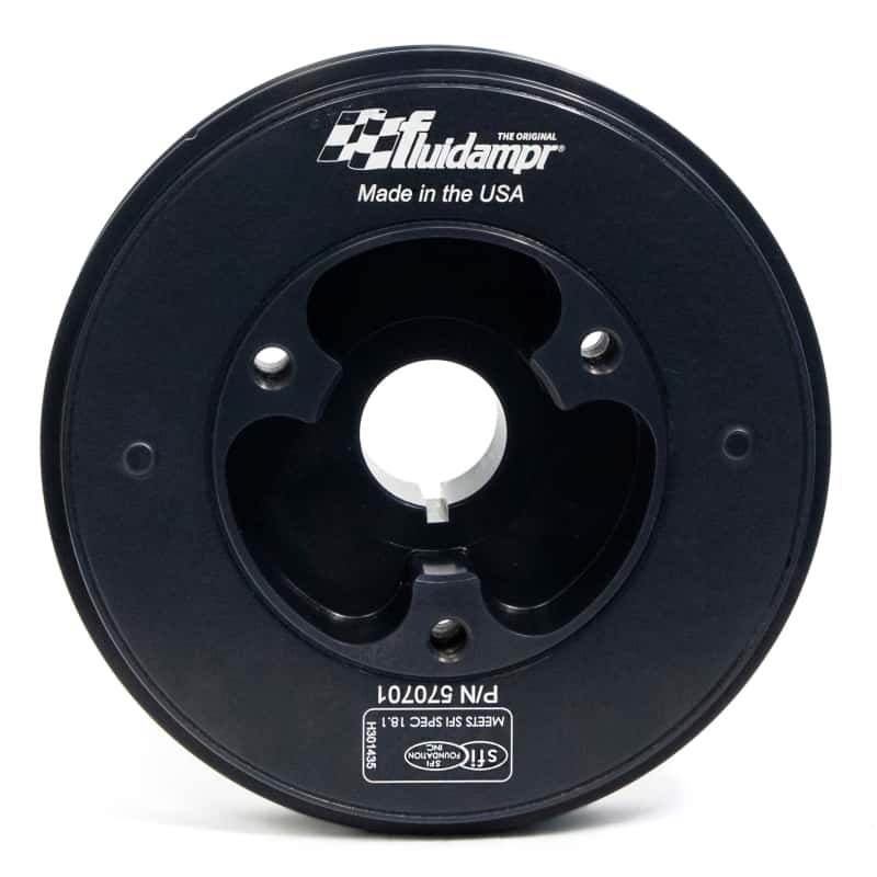Fluidampr — Fluidampr 08-15 Mitsubishi Evo X Steel Internally Balanced Damper
Harmonic Balancer - view 4