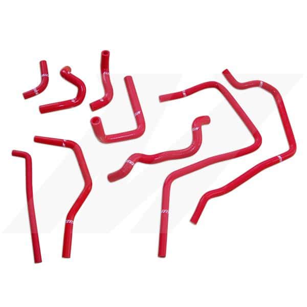 Mishimoto — Mishimoto 01-05 Subaru WRX Red Silicone Ancillary Hoses
Coolant Hose Kit - view 3