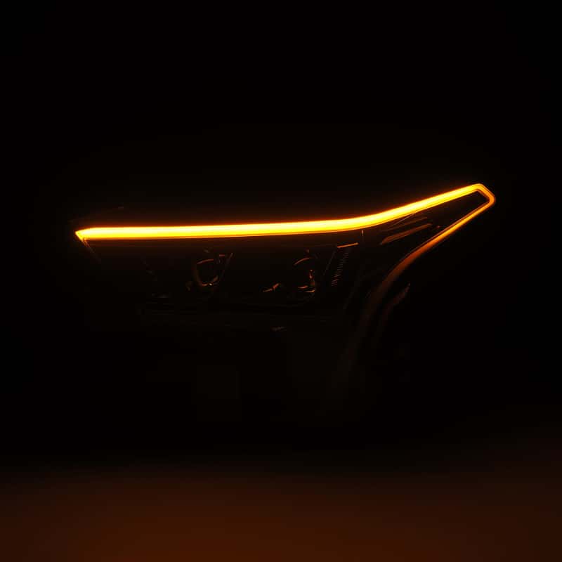 AlphaRex — AlphaRex 22-23 Toyota Tundra LUXX-Series Headlights Alpha-Blk w/White DRL - Req 810029 OR 810030
Projector Headlights - view 4