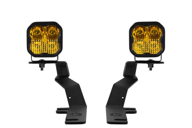 Diode Dynamics — Diode Dynamics 15-20 Ford F-150/Raptor Sport SS3 LED Ditch Light Kit - Yellow Combo - view 1