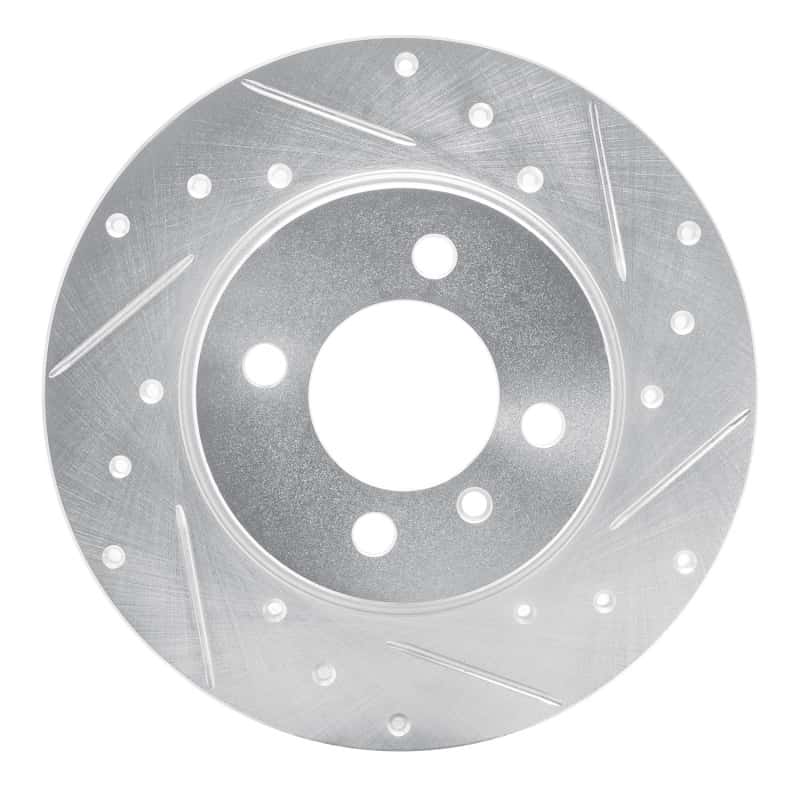 R1 Concepts — R1 84-85 BMW 318I Front Right Drilled & Slotted Silver Brake Rotor
R1 Brake Rotor Drill - view 1
