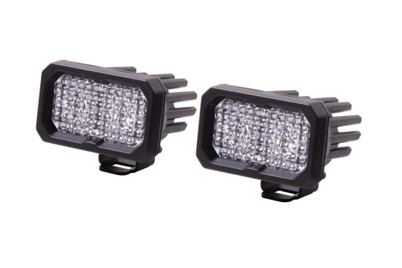 Diode Dynamics — Diode Dynamics Stage Series 2 In LED Pod Pro - White Flood Standard RBL (Pair) - view 1