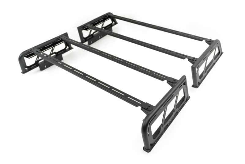 DV8 Offroad — DV8 Offroad 07-23 Toyota Tundra / 09-23 Ford F150 Raptor MTO Series Bed Rack -  2pc Adj. - view 18