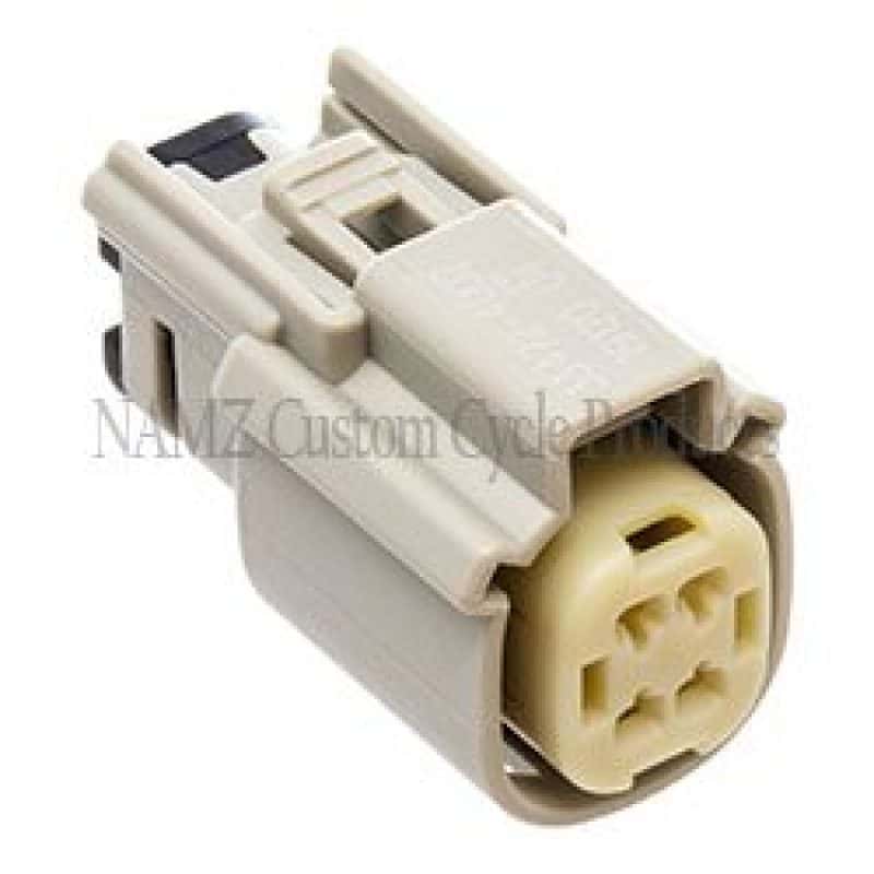 NAMZ — NAMZ 07-23 V-Twin Molex MX-150 4-Position Female Connector - Gray (HD 72444-07GY) - view 2