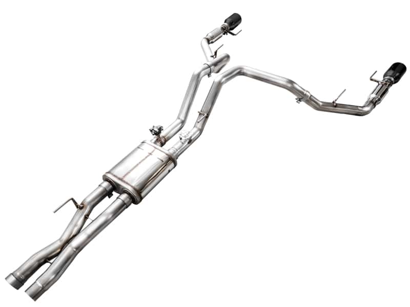 AWE Tuning — AWE Gen 3 Ford Raptor SwitchPath Exhaust  - Diamond Black Tips
SwitchPath Exhaust - view 8