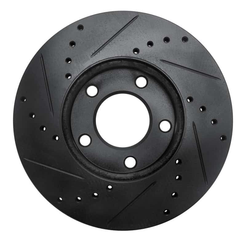 R1 Concepts — R1 04-13 Mazda 3 Front Right Drilled & Slotted Black Brake Rotor
R1 Brake Rotor Drill - view 5