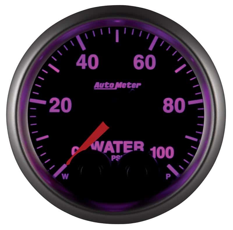 AutoMeter — AutoMeter Gauge Water Press 2-1/16in. 100PSI Stepper Motor W/Peak & Warn Elite
GA 2" WTRP 100PSI EL - view 5