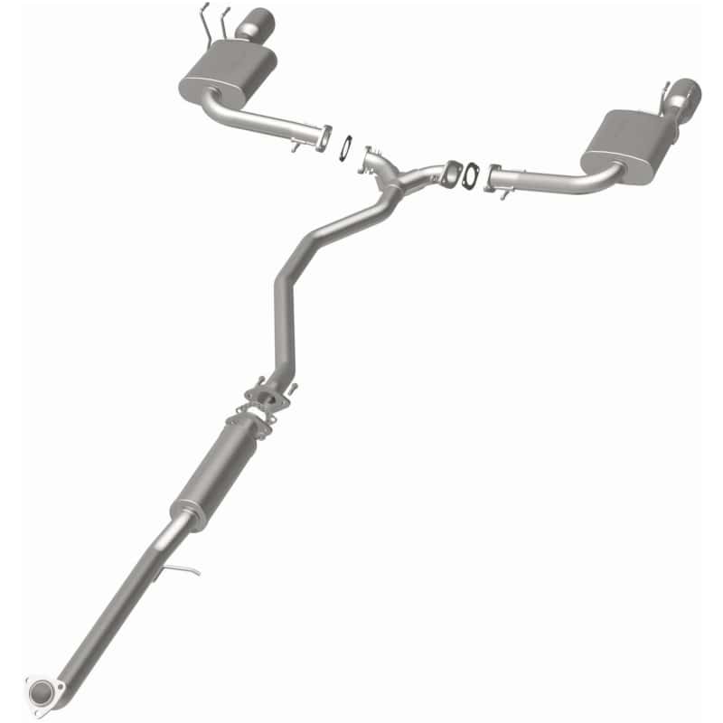 Magnaflow — MagnaFlow Cat-Back 2016 Honda Civic (Sedan Only) 1.5L L4 Turbo 2.25in SS Dual Outlet
Cat-Back - view 2