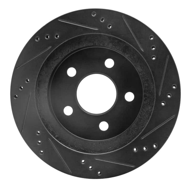 R1 Concepts — R1 1993-1997 Chevrolet Camaro Rear Left Drilled & Slotted Black Brake Rotor
R1 Brake Rotor Drill - view 5