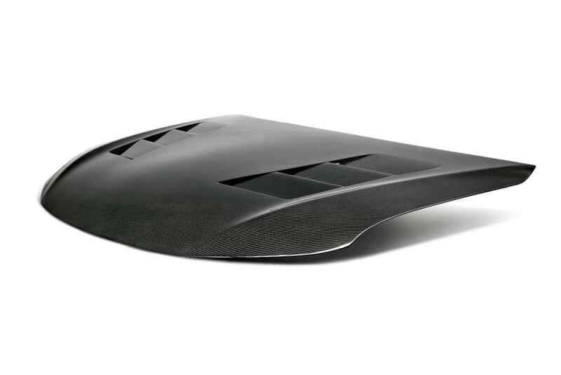 Seibon — Seibon 2014 Scion TC OEM Carbon Fiber Hood - TS Style - view 3