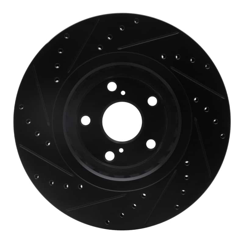 R1 Concepts — R1 08-21 Lexus RX350 Front Right Drilled & Slotted Black Brake Rotor
R1 Brake Rotor Drill - view 5