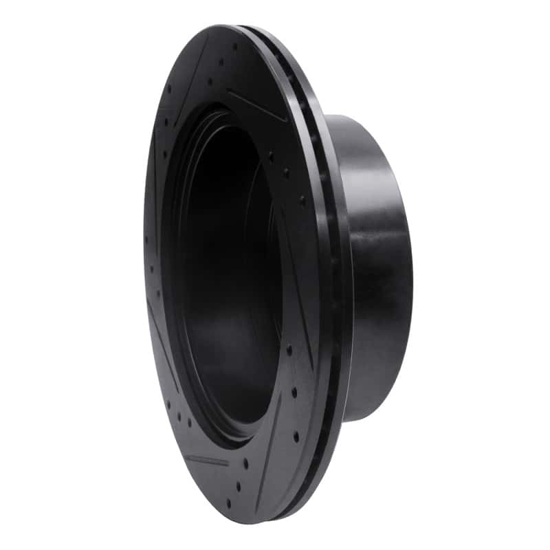 R1 Concepts — R1 03-06 Kia Sorento Rear Right Drilled & Slotted Black Brake Rotor
R1 Brake Rotor Drill - view 4