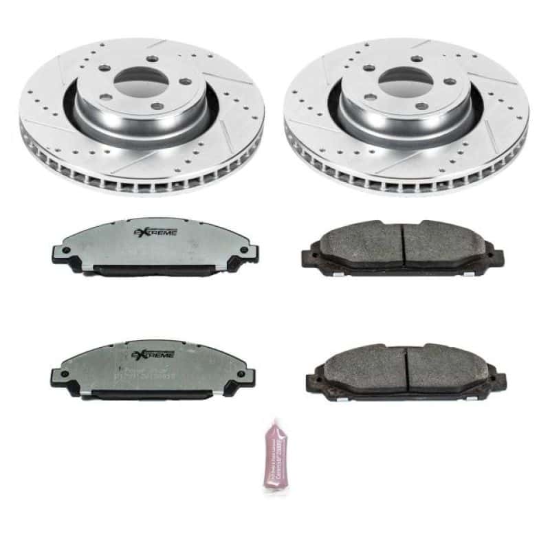 PowerStop — Power Stop 15-19 Ford Mustang Front Z26 Street Warrior Brake Kit - view 1