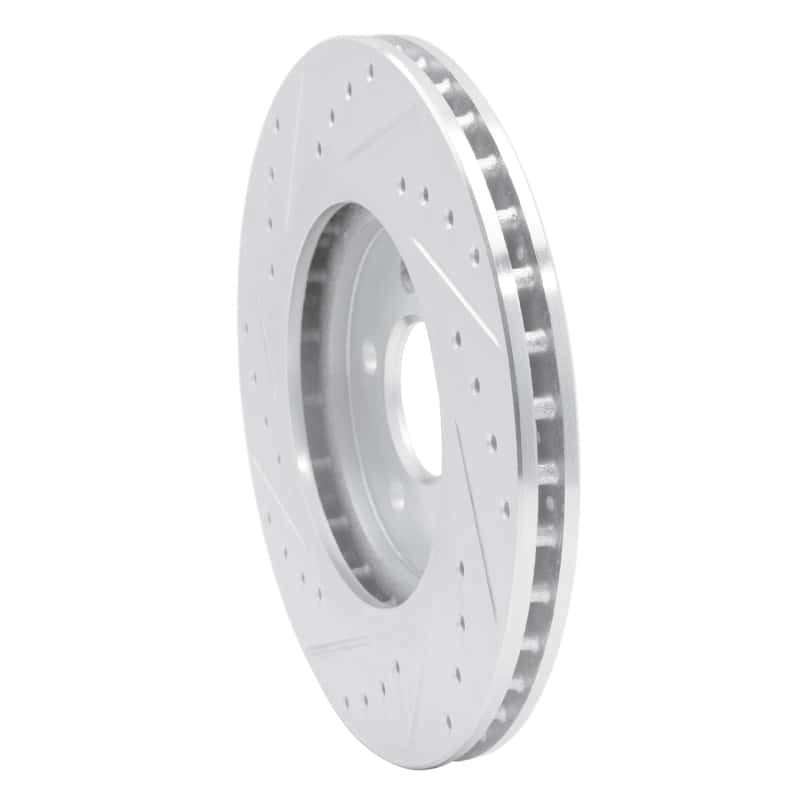 R1 Concepts — R1 95-06 Chrysler Cirrus Front Right Drilled & Slotted Silver Brake Rotor
R1 Brake Rotor Drill - view 4