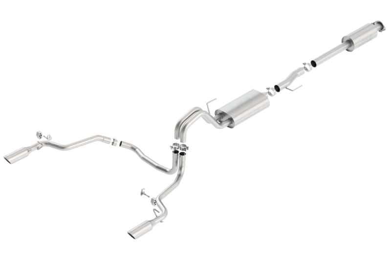 Borla — Borla 15-16 Ford F-150 3.5L EcoBoost Ext. Cab Std. Bed Catback Exhaust S-Type Single Split Rear Exit
Cat-Back System
ExhstSysKt - view 3