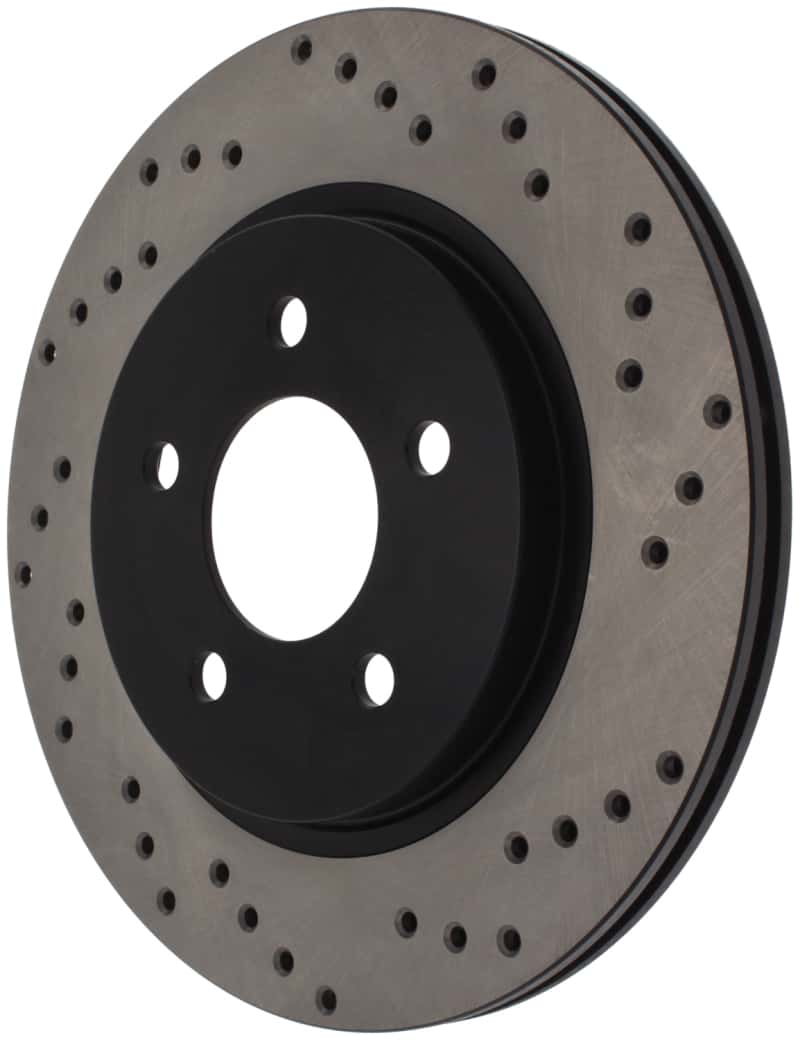 Stoptech — StopTech 05-10 Ford Mustang V6/4.0L / GT V8/4.6L Cross Drilled Left Rear Rotor
Cross Drilled Rotor
Disc Brake Rotor - view 4