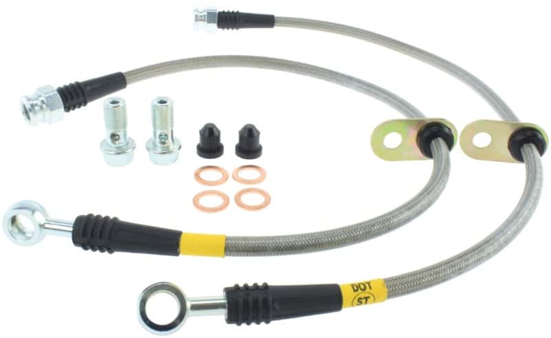 Stoptech — StopTech 08-10 EVO X AWD Stainless Steel Rear Brake Lines
SS Brake Lines - view 3