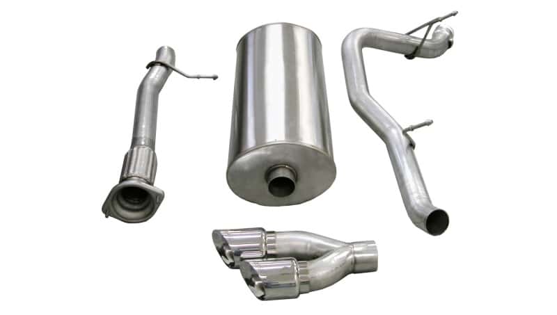 CORSA Performance — Corsa 2007-2010 Cadillac Escalade ESV 6.2L V8 Polished Sport Cat-Back Exhaust
Exhaust - view 3