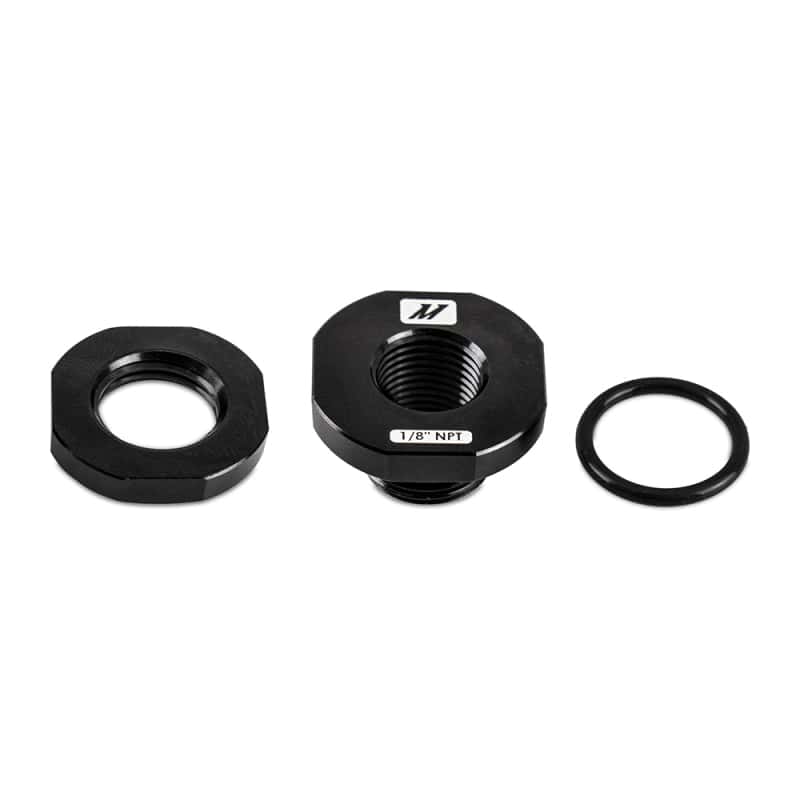 Mishimoto — Mishimoto 1/8in NPT CNC-Machined Nozzle Mount Adapter - Black
Add-On Bung - view 1