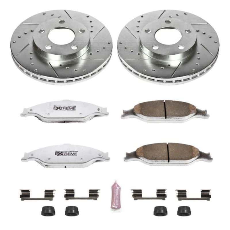 PowerStop — Power Stop 99-04 Ford Mustang Front Z26 Street Warrior Brake Kit - view 1