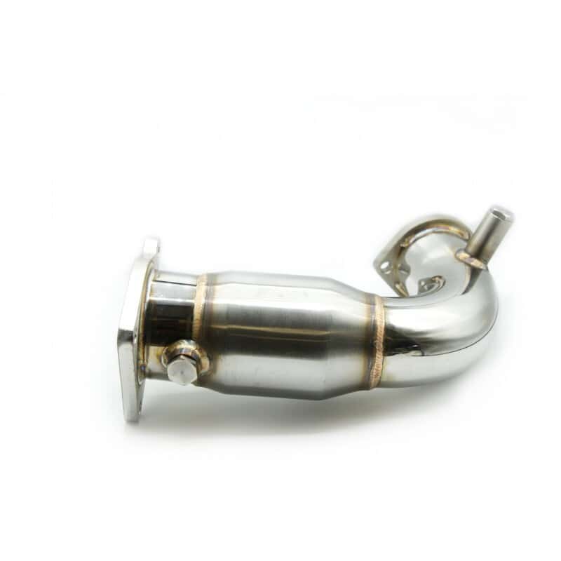 Turbo XS — Turbo XS 22-24 Subaru WRX 304SS Front Pipe w/High Flow Catalytic Converter (Front Section) - view 2