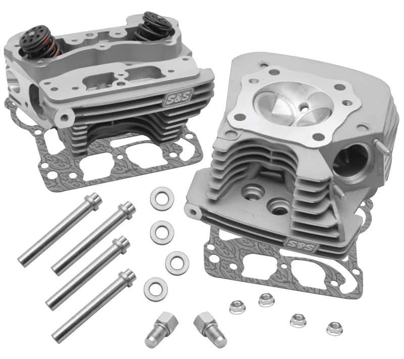 S&S Cycle — S&S Cycle 99-05 BT Super Stock 89cc Cylinder Head Kit - Silver - view 1