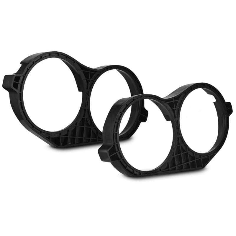 DS18 — DS18 14-23 Harley-Davidson Saddle Bag Mid Bass Adapter Ring 2x 10in ABS Black - view 1