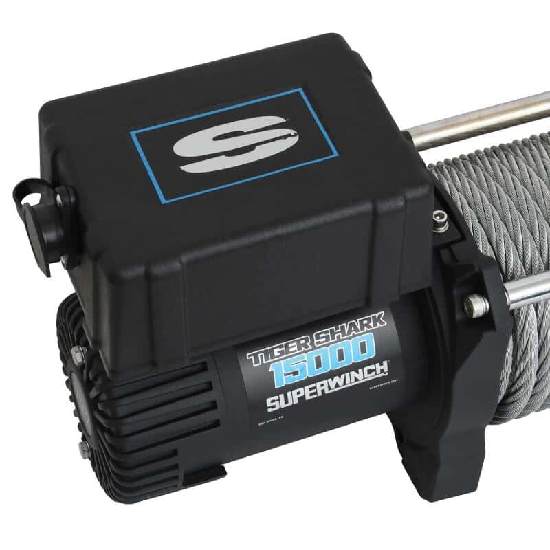 Superwinch — Superwinch 15000 LBS 12V DC 7/16in x 82ft Wire Rope Tiger Shark 11500 Winch - view 15