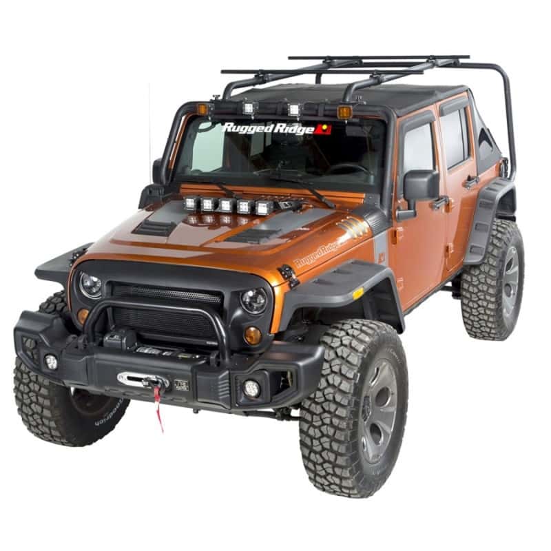 Rugged Ridge — Rugged Ridge Round 56.5in Sherpa Roof Rack Crossbars
Roof Rack Cross Bar
OFFROAD_EXTERIOR - view 3
